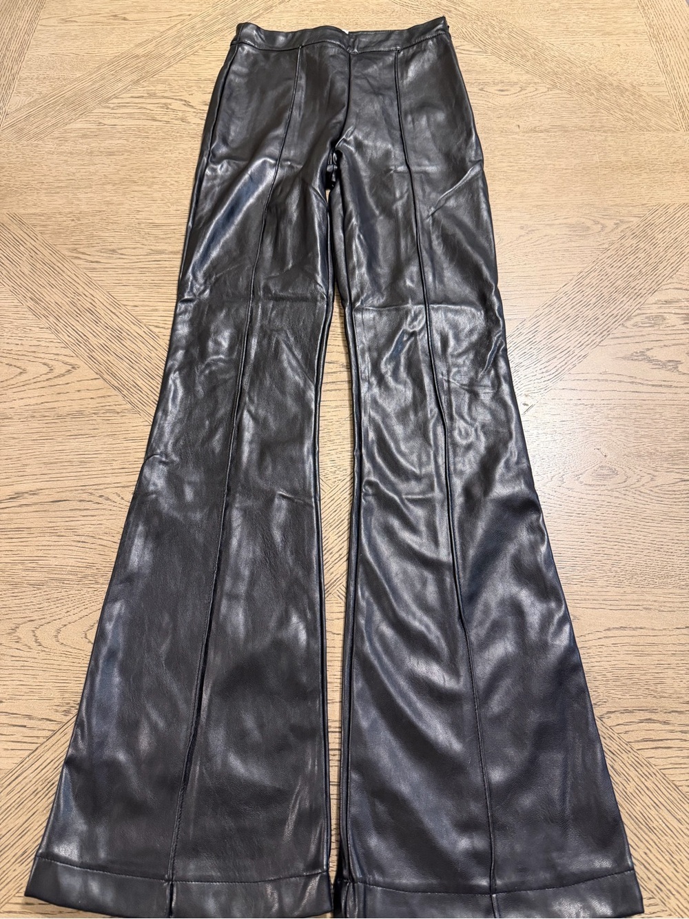 Princess polly size 4 leather flare pants